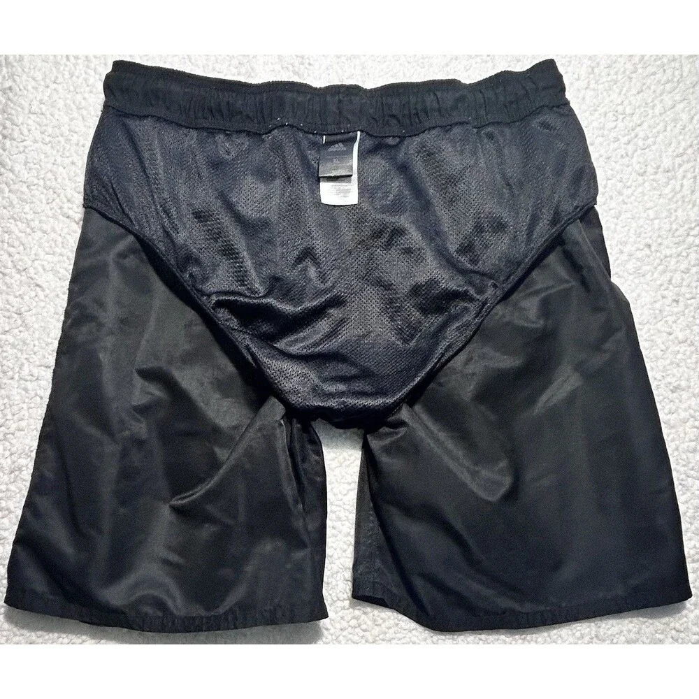 Adidas Mens Black Swim Trunks Shorts Mesh Liner Size XL Three Stripes Vietnam